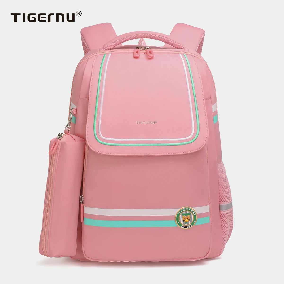 Tigernu Teenager Schoolbags Boys Girls Light Weight Backpack With Separate Pencil Pouch Large Daily Cartoon Bag Student mochila