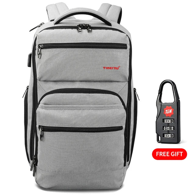Tigernu USB Charging 15.6"Laptop Anti Theft Women Fashion School Backpack Female Durable Mochila Travel Casual Bags For girls
