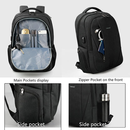 Tigernu USB Charging 15.6"Laptop Anti theft Backpack Women Anti theft School Backpack Bag Female Casual Women Mochilas For Girls