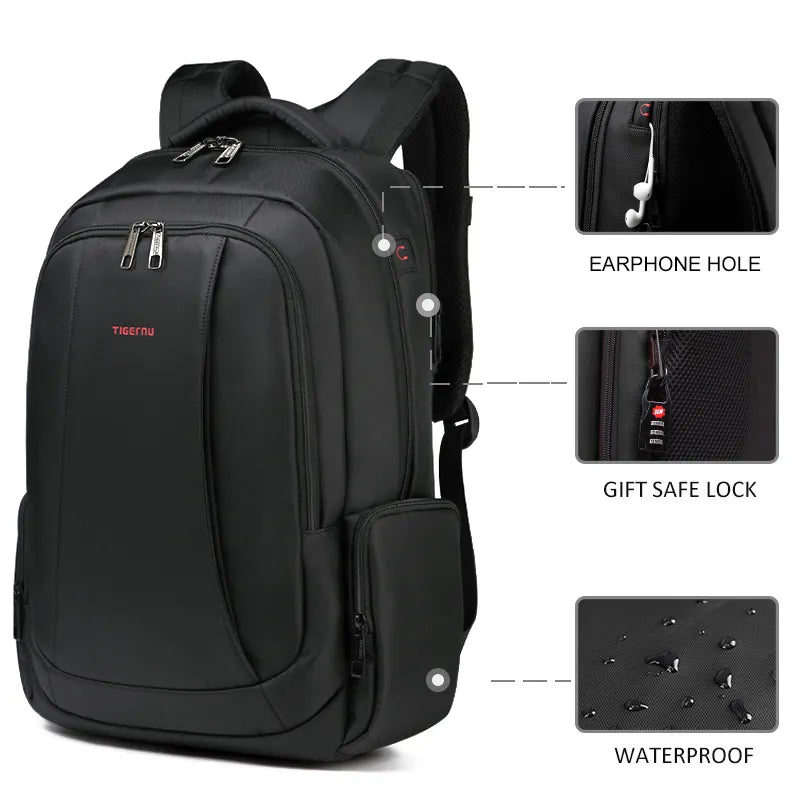 Tigernu Waterproof Nylon Anti theft 15 inch Laptop Backpack Female  Backpacks Women Notebook Bag Mochila School bag Travel Bags