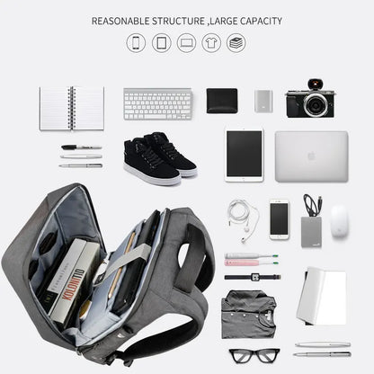 Tigernu Women Fashion Casual Business High Quality Carbon Steel Anti-theft Waterproof Female School Travel Laptop Backpack Girls