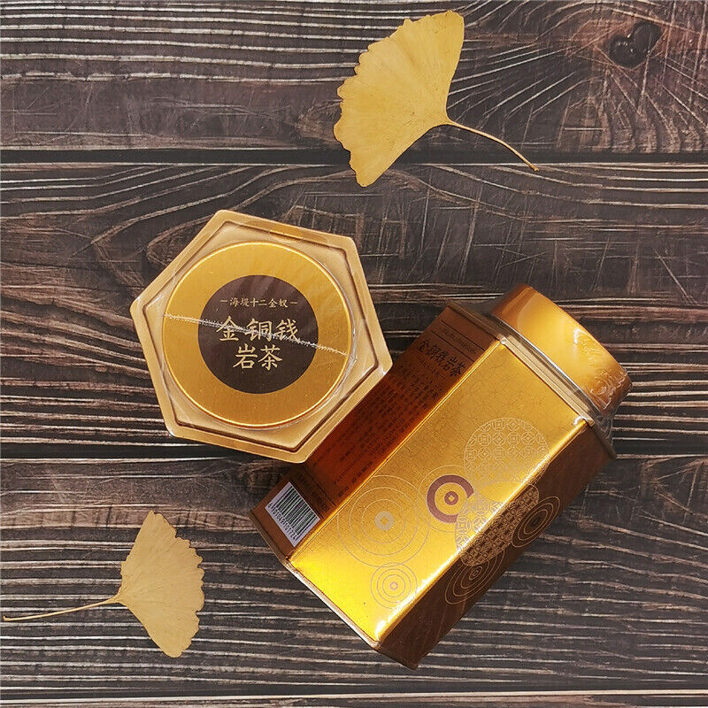 /Tin HELLOYOUNG Golden Gopper Coin Wuyi Rock Tea Premium Oolong Tea 100g/3.52oz Buy Our Tea