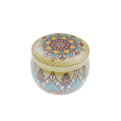 Tinplate Fower Teapot  Elendil Bohemia Exotic Mini Portable Tea Small Jar Candle Jar Storage candy Tea Caddies Free Shipping