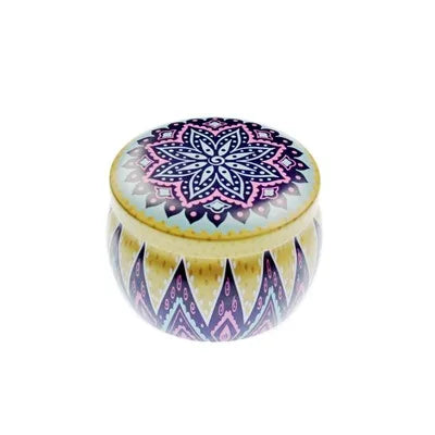 Tinplate Fower Teapot  Elendil Bohemia Exotic Mini Portable Tea Small Jar Candle Jar Storage candy Tea Caddies Free Shipping