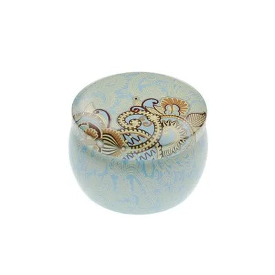 Tinplate Fower Teapot  Elendil Bohemia Exotic Mini Portable Tea Small Jar Candle Jar Storage candy Tea Caddies Free Shipping