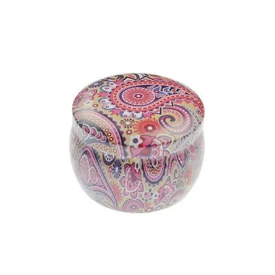 Tinplate Fower Teapot  Elendil Bohemia Exotic Mini Portable Tea Small Jar Candle Jar Storage candy Tea Caddies Free Shipping