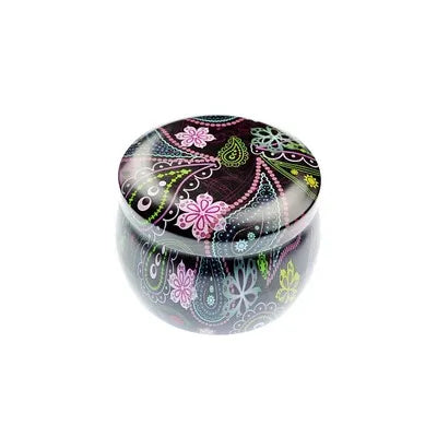 Tinplate Fower Teapot  Elendil Bohemia Exotic Mini Portable Tea Small Jar Candle Jar Storage candy Tea Caddies Free Shipping