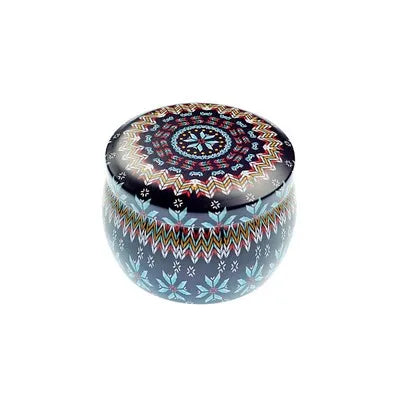 Tinplate Fower Teapot  Elendil Bohemia Exotic Mini Portable Tea Small Jar Candle Jar Storage candy Tea Caddies Free Shipping
