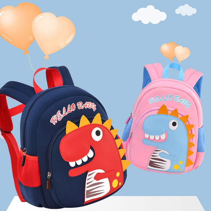Toddler Children School Backpacks Kindergarten Kids School Bags for Boys Girl 3D Cartoon Dinosaur Schoolbag Waterproof Back Pack