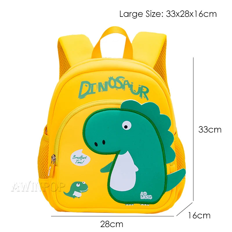 Toddler Children School Backpacks Kindergarten Kids School Bags for Boys Girl 3D Cartoon Dinosaur Schoolbag Waterproof Back Pack