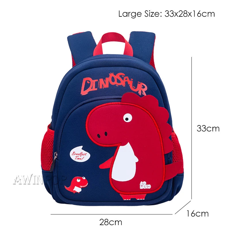 Toddler Children School Backpacks Kindergarten Kids School Bags for Boys Girl 3D Cartoon Dinosaur Schoolbag Waterproof Back Pack