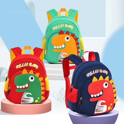 Toddler Children School Backpacks Kindergarten Kids School Bags for Boys Girl 3D Cartoon Dinosaur Schoolbag Waterproof Back Pack