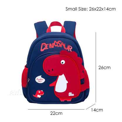 Toddler Children School Backpacks Kindergarten Kids School Bags for Boys Girl 3D Cartoon Dinosaur Schoolbag Waterproof Back Pack