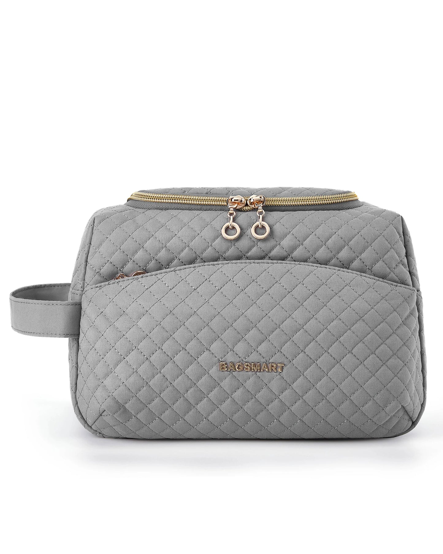 Toiletry Bag for Women BAGSMART Waterproof Kit for Travel Lightweight Large Capacity Cosmetic Bag Fit Full Sized Toiletries