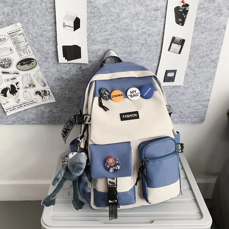 Tooling Men Women Backpack 2024 Female Large Capacity Backpacks for Teens Harajuku Student School Bags Fashion Korean New