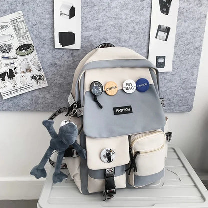 Tooling Men Women Backpack 2024 Female Large Capacity Backpacks for Teens Harajuku Student School Bags Fashion Korean New