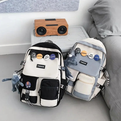Tooling Men Women Backpack 2024 Female Large Capacity Backpacks for Teens Harajuku Student School Bags Fashion Korean New