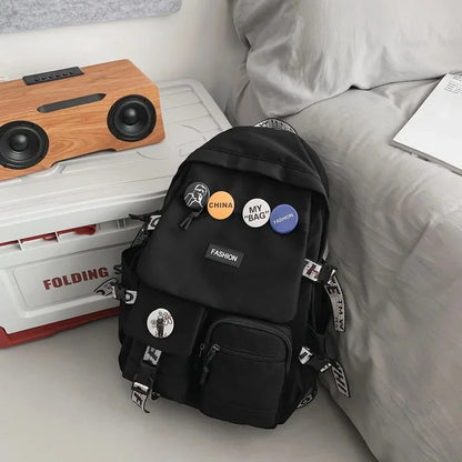 Tooling Men Women Backpack 2024 Female Large Capacity Backpacks for Teens Harajuku Student School Bags Fashion Korean New