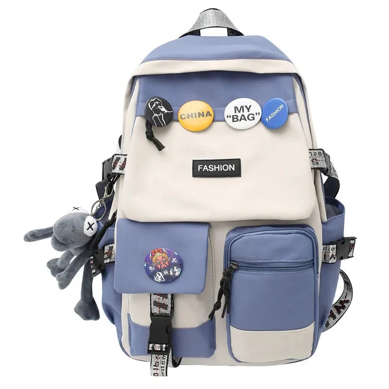 Tooling Men Women Backpack 2024 Female Large Capacity Backpacks for Teens Harajuku Student School Bags Fashion Korean New