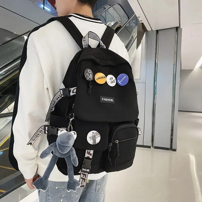 Tooling Men Women Backpack 2024 Female Large Capacity Backpacks for Teens Harajuku Student School Bags Fashion Korean New