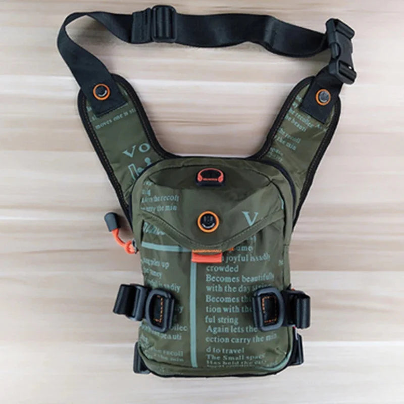 Top Quality Oxford Men Belt Hip Bum Waist Fanny Pack Travel Military Multi-functional Messenger Cross body Drop Leg Thigh Bag