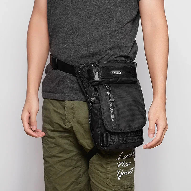 Top Quality Oxford Men Waist Leg Drop Bag Military Assault Belt Purse Male Riding Casual Waterproof Hip Bum Bags Fanny Pack