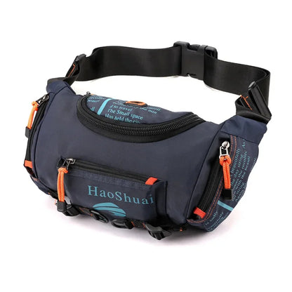 Top Quality Waterproof Oxford Men Hip Bum Belt Cross Body Shoulder Messenger Bag Large Capacity Travel Sling Chest Waist Pack