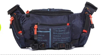 Top Quality Waterproof Oxford Men Hip Bum Belt Cross Body Shoulder Messenger Bag Large Capacity Travel Sling Chest Waist Pack