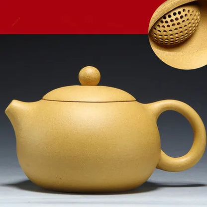Top Sale Yixing Purple Clay Xi Shi Teapots Chinese  Kung Fu Tea Set Handmade Zisha Tea Pot Cup Set Tea Ceremony Gift Bonus 2 Cup