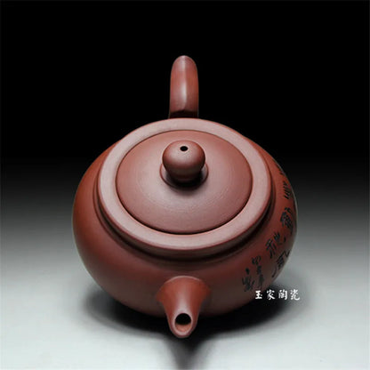 Top Sale Yixing Zisha Teapot Purple Clay Tea Pot 400ml Handmade Kung Fu Tea Set Teapots Chinese Ceramic Kettle Gift High Quality
