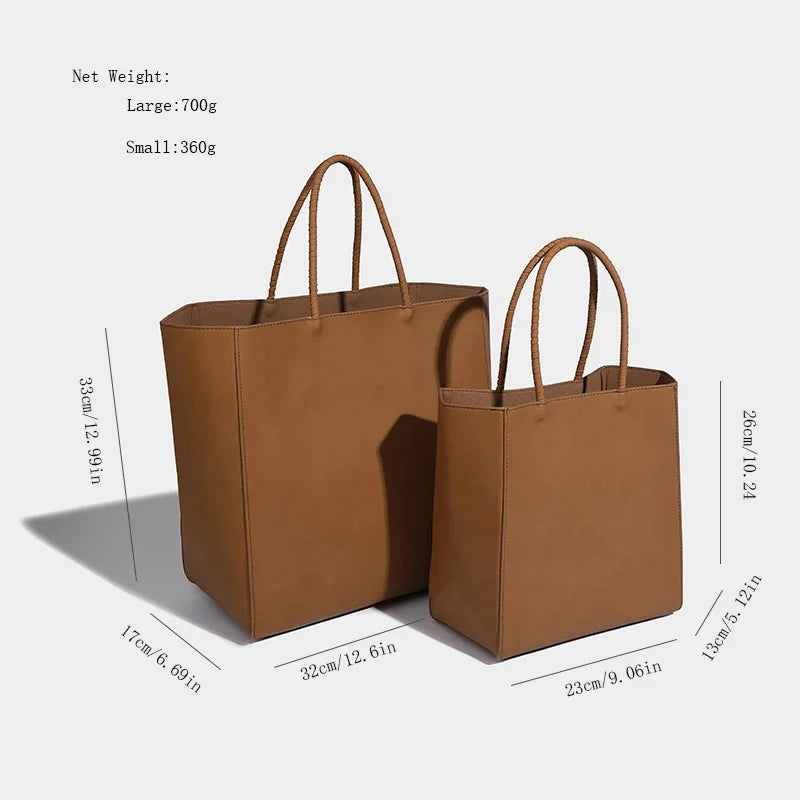 Tote 2024 New High-Quality Handbag Large Capacity Paper Versatile Women's Hand Shopping Bag