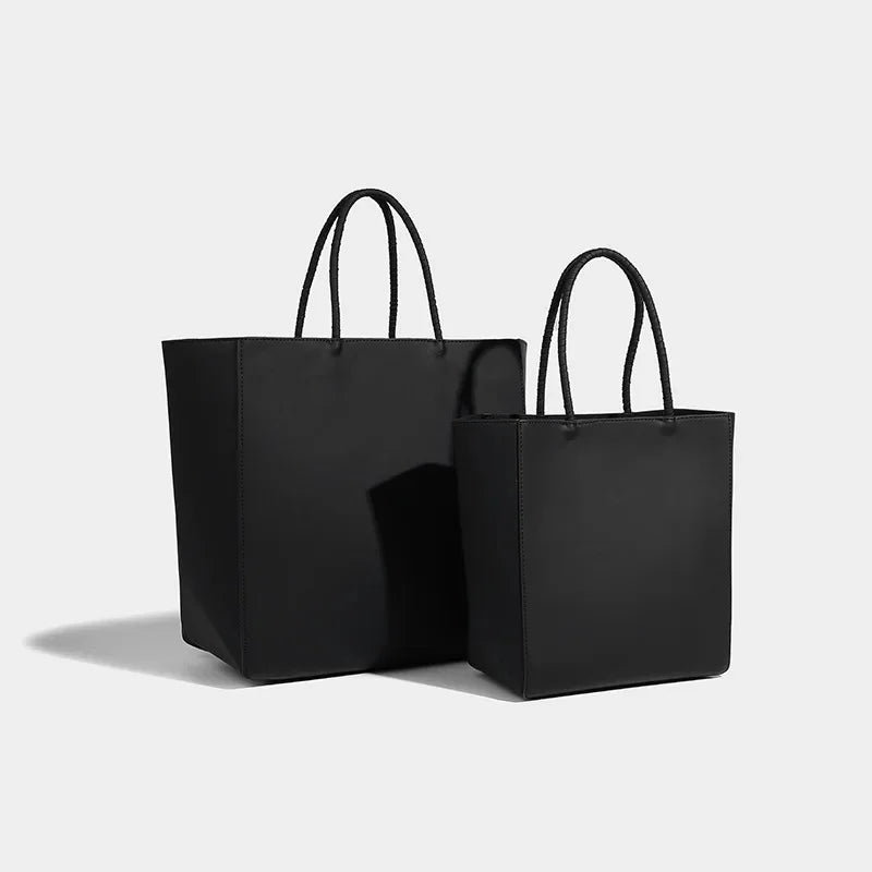 Tote 2024 New High-Quality Handbag Large Capacity Paper Versatile Women's Hand Shopping Bag