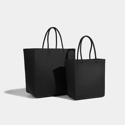 Tote 2024 New High-Quality Handbag Large Capacity Paper Versatile Women's Hand Shopping Bag