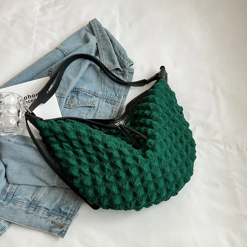 Tote Bag Cloud Bag Solid Women's Bag Underarm Handbag