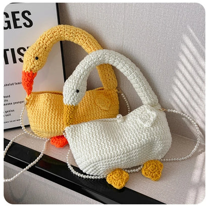 Tote Bag Fashion Geese Designed Woven Bag Handbag Crossbody Bag