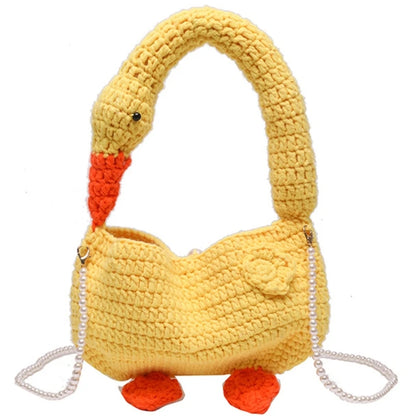 Tote Bag Fashion Geese Designed Woven Bag Handbag Crossbody Bag