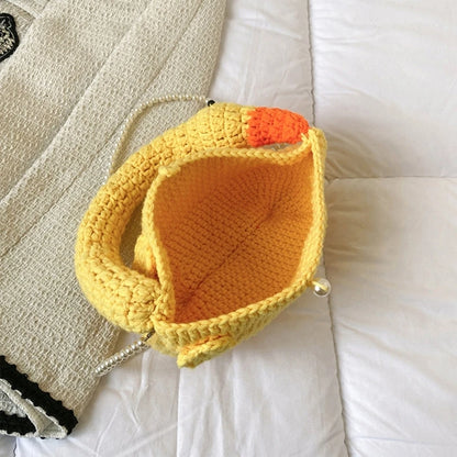 Tote Bag Fashion Geese Designed Woven Bag Handbag Crossbody Bag