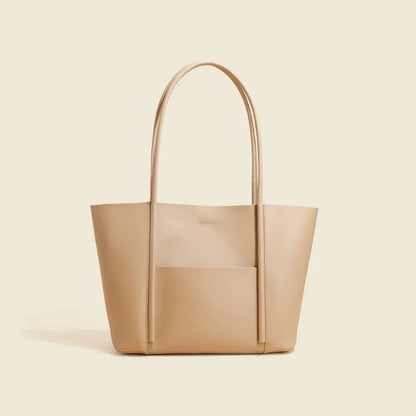 Tote Bag Large Capacity Genuine Leather Bag Contrasting Color Shoulder Bag Hand Bags  Luxury Designer Handbag  Women Handbags