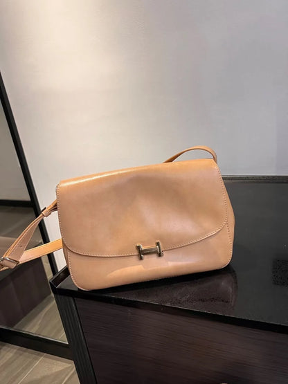 Tote Bag Women's 2024 New Soft Leather One Shoulder Large Capacity High Quality Crossbody Bag Postman Women's Bag