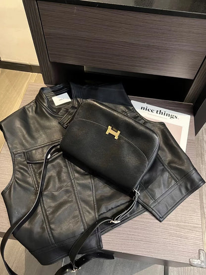 Tote Bag Women's 2024 New Soft Leather One Shoulder Large Capacity High Quality Crossbody Bag Postman Women's Bag