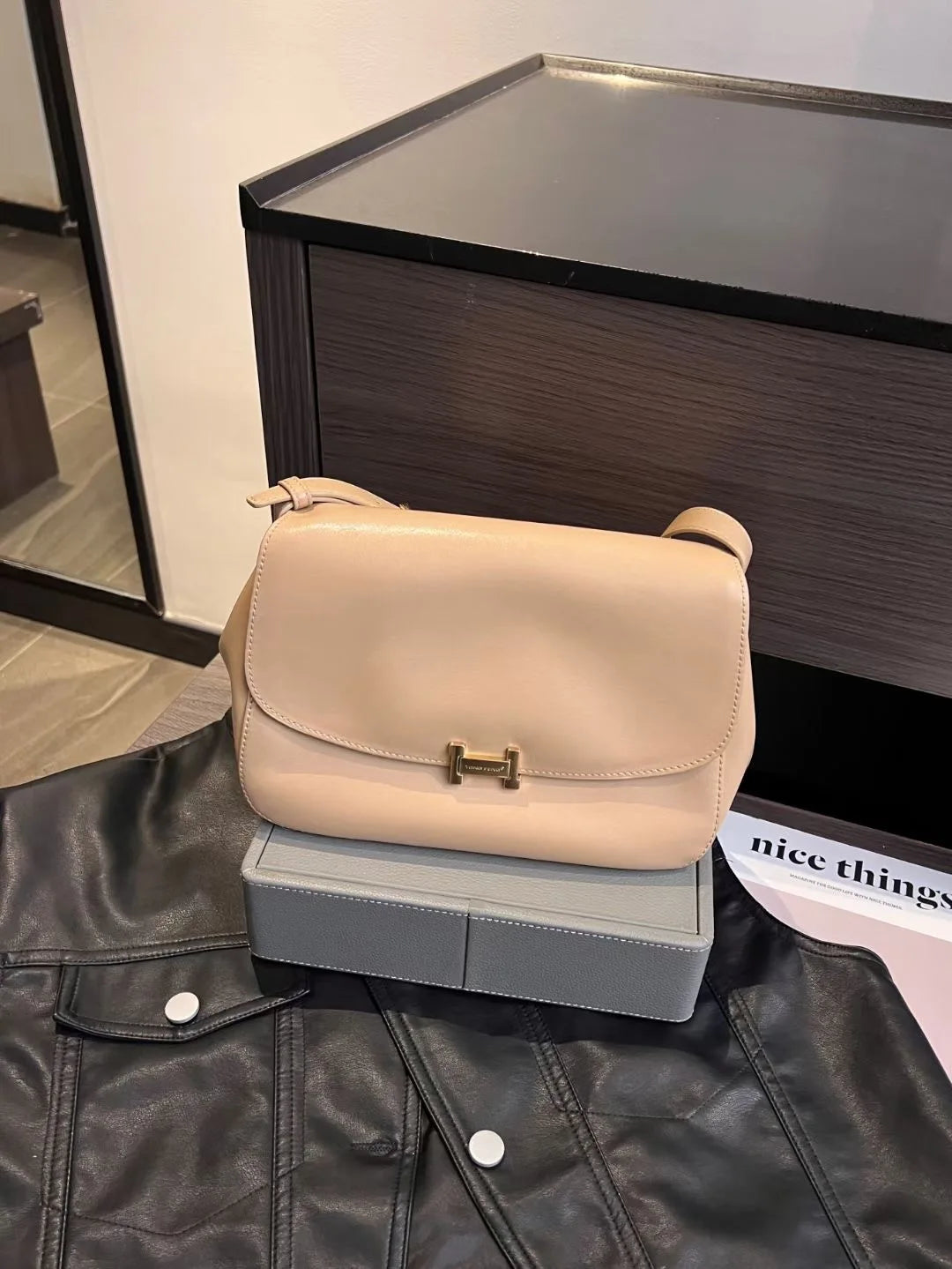 Tote Bag Women's 2024 New Soft Leather One Shoulder Large Capacity High Quality Crossbody Bag Postman Women's Bag