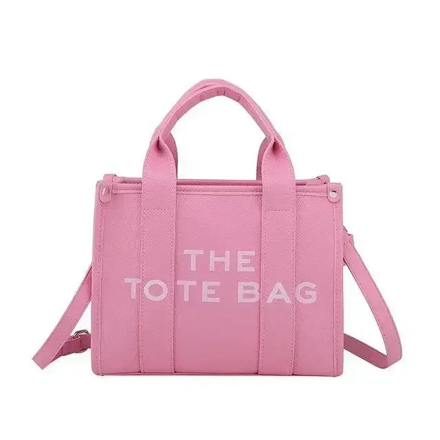 Tote Bag for Women Designer Letters Fashion Small Handbags Luxury Matte Pu Leather Shoulder Crossbody Bags Shopper Purses 2024