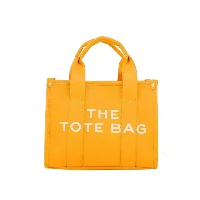 Tote Bag for Women Designer Letters Fashion Small Handbags Luxury Matte Pu Leather Shoulder Crossbody Bags Shopper Purses 2024