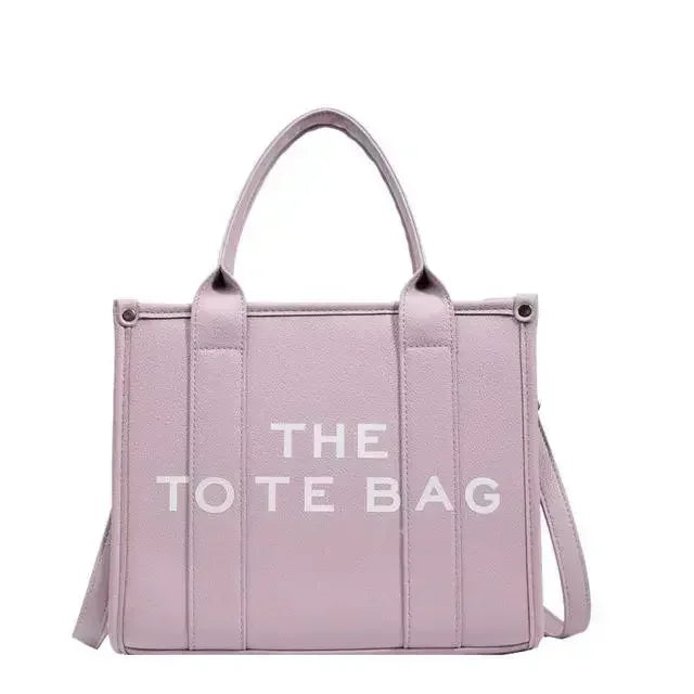Tote Bag for Women Designer Letters Fashion Small Handbags Luxury Matte Pu Leather Shoulder Crossbody Bags Shopper Purses 2024
