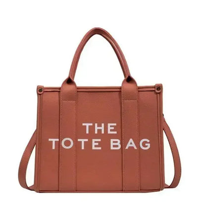 Tote Bag for Women Designer Letters Fashion Small Handbags Luxury Matte Pu Leather Shoulder Crossbody Bags Shopper Purses 2024