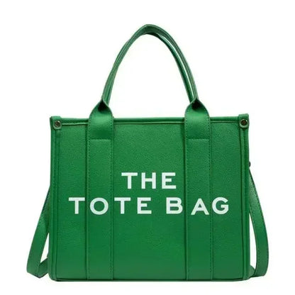 Tote Bag for Women Designer Letters Fashion Small Handbags Luxury Matte Pu Leather Shoulder Crossbody Bags Shopper Purses 2024