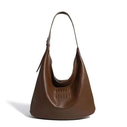 Tote Bag for Women Luxury Soft Black All-match Shoulder Bag Large Capacity Pu Leather Casual Shopper Female Handbag