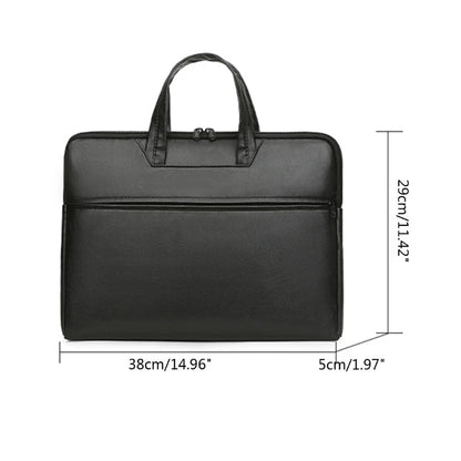 Tote Laptop Bag with Handles Zippers Multifunctional Organize Supplies