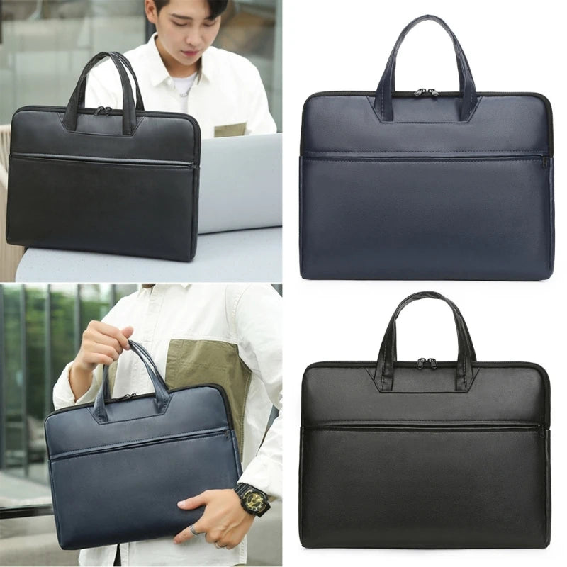 Tote Laptop Bag with Handles Zippers Multifunctional Organize Supplies