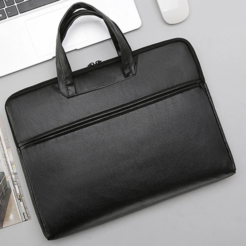 Tote Laptop Bag with Handles Zippers Multifunctional Organize Supplies